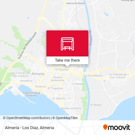 Almería - Los Díaz map