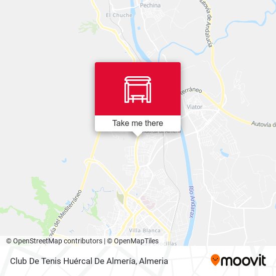 Club De Tenis Huércal De Almería map