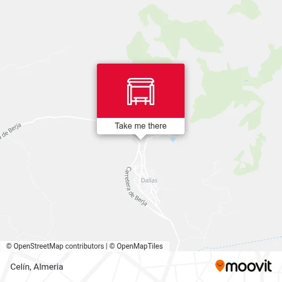 Celín map