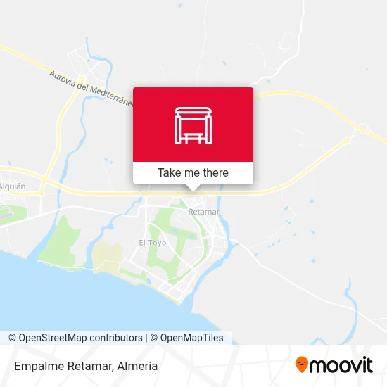 Empalme Retamar map