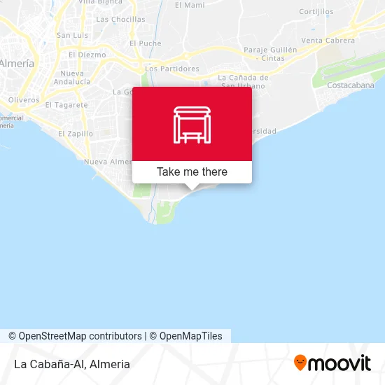 La Cabaña-Al map