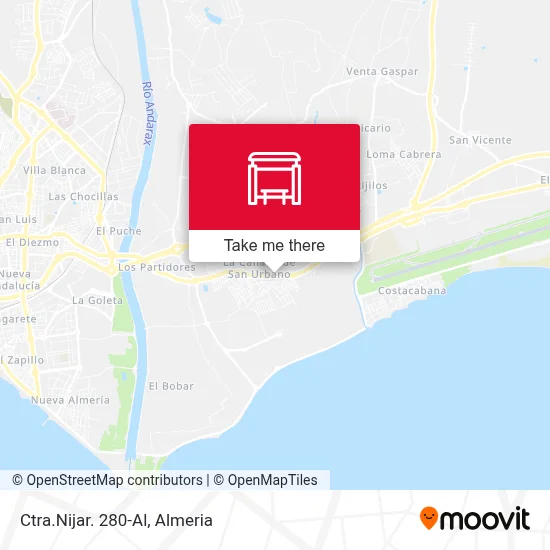 Ctra.Nijar. 280-Al map