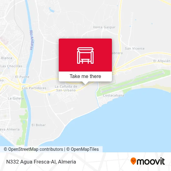 N332 Agua Fresca-Al map