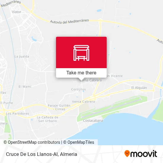 Cruce De Los Llanos-Al map