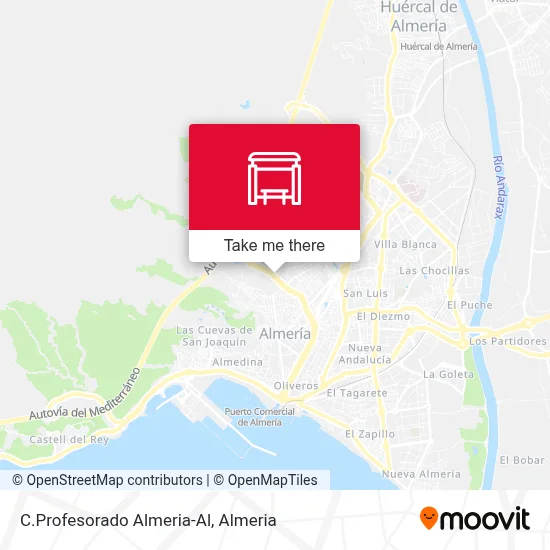 C.Profesorado Almeria-Al map
