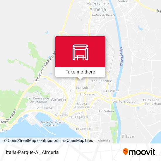 Italia-Parque-Al map