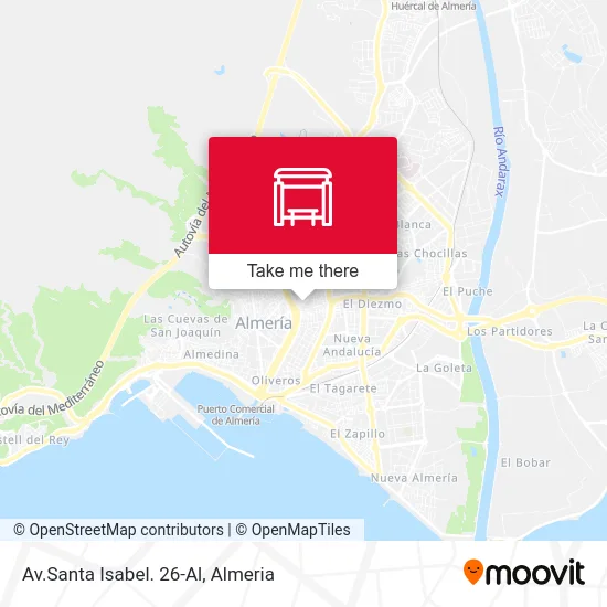 Av.Santa Isabel. 26-Al map