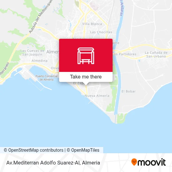 Av.Mediterran Adolfo Suarez-Al map
