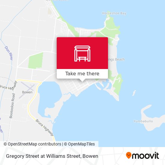 Gregory Street at Williams Street map