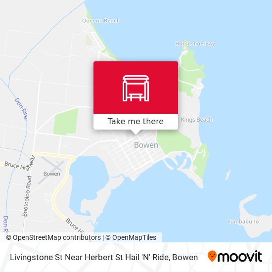 Livingstone St Near Herbert St Hail 'N' Ride map