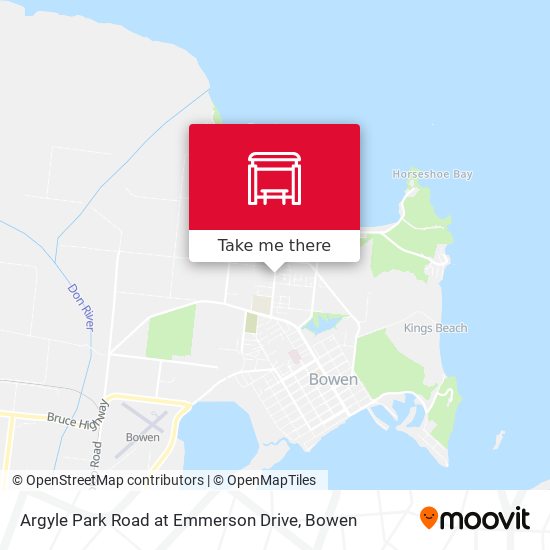 Mapa Argyle Park Road at Emmerson Drive