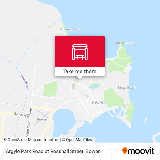 Mapa Argyle Park Road at Rosshall Street