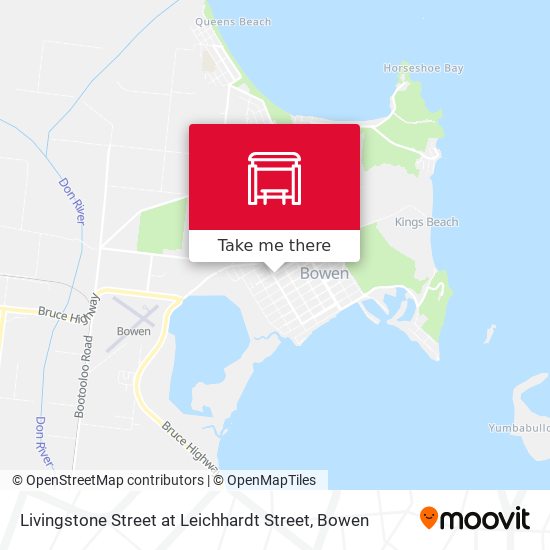 Mapa Livingstone Street at Leichhardt Street