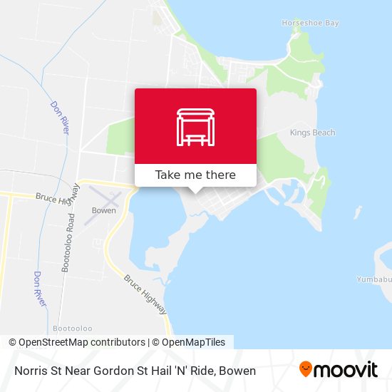 Norris St Near Gordon St Hail 'N' Ride map
