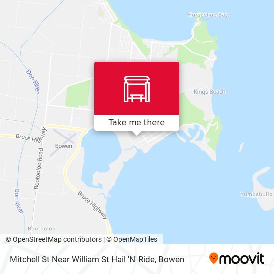 Mitchell St Near William St Hail 'N' Ride map