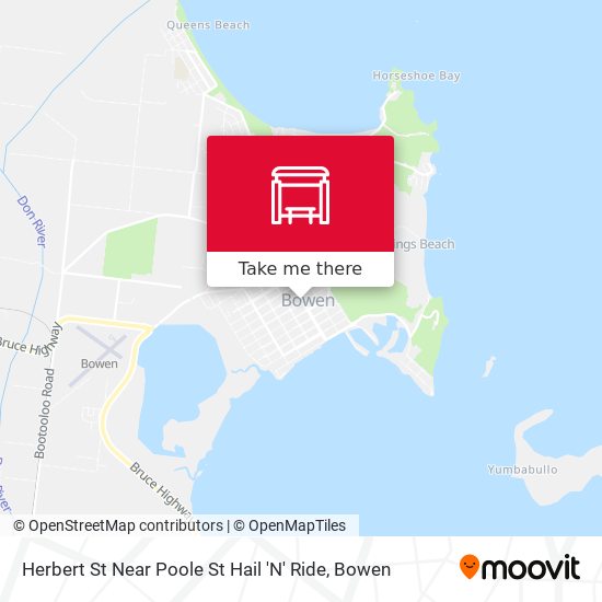 Mapa Herbert St Near Poole St Hail 'N' Ride