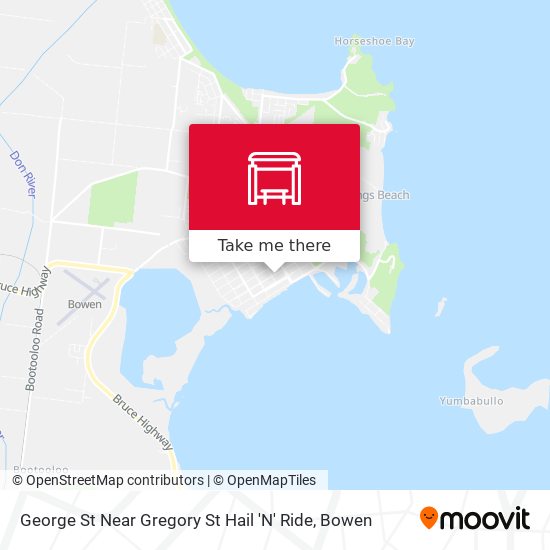 Mapa George St Near Gregory St Hail 'N' Ride