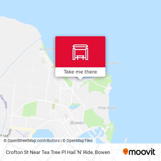 Crofton St Near Tea Tree Pl Hail 'N' Ride map