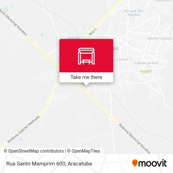 Rua Santo Mamprim 600 map