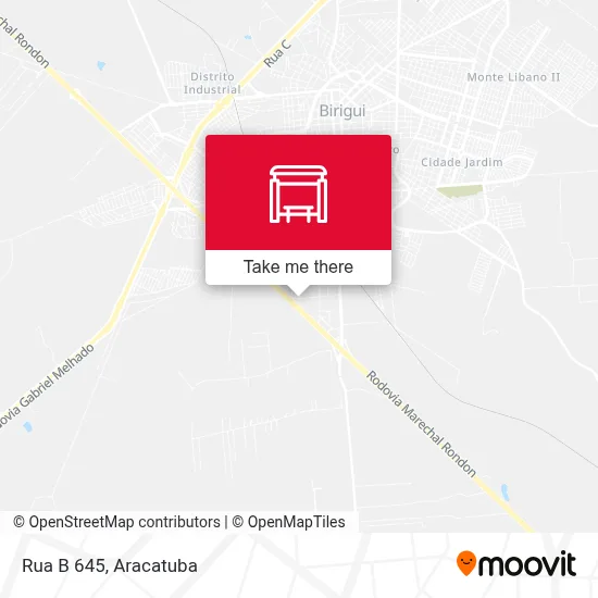 Rua B 645 map