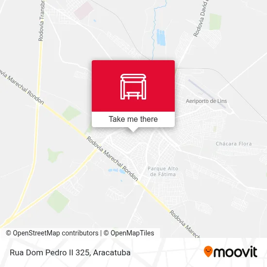 Rua Dom Pedro II 325 map