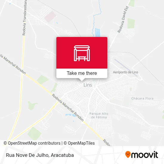Rua Nove De Julho map