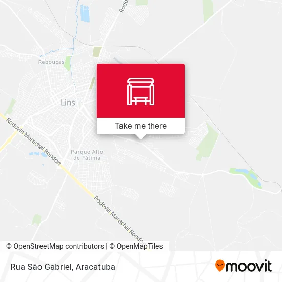 Rua São Gabriel map