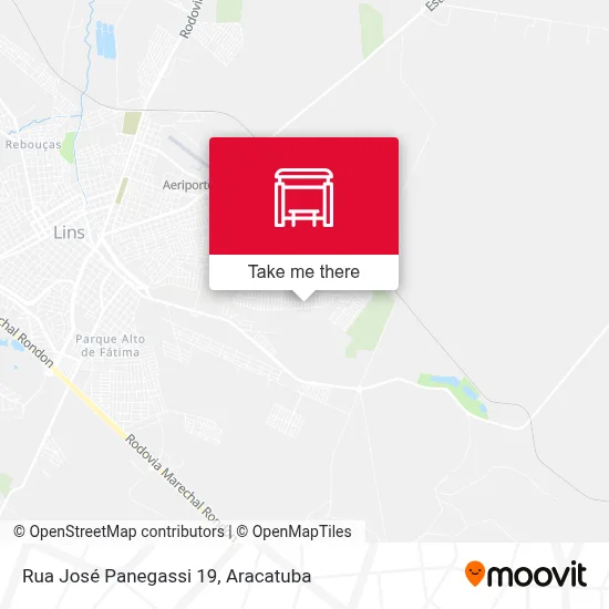 Rua José Panegassi 19 map