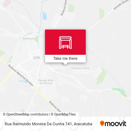 Rua Raimundo Moreira Da Cunha 741 map