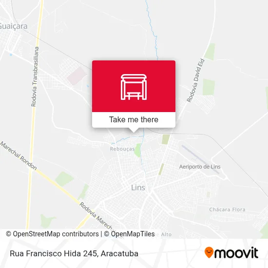 Rua Francisco Hida 245 map