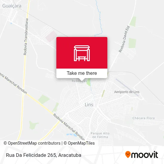 Rua Da Felicidade 265 map