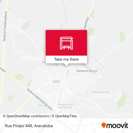 Rua Pirajuí 448 map