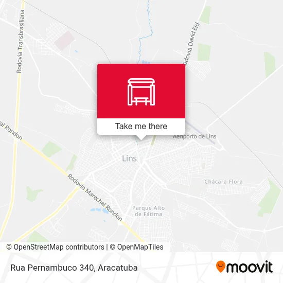Rua Pernambuco 340 map