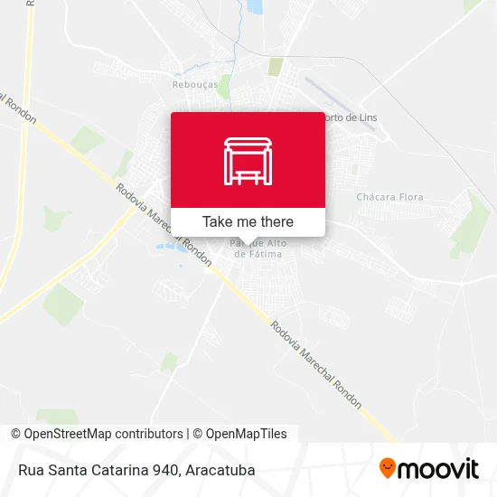 Rua Santa Catarina 940 map