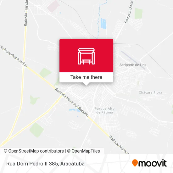 Rua Dom Pedro II 385 map