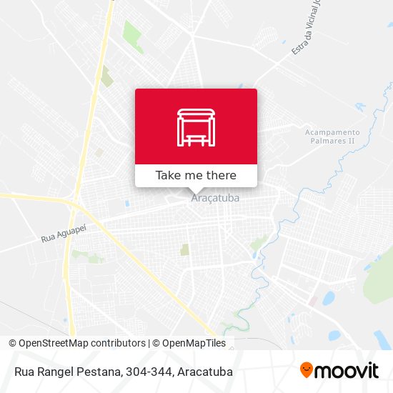 Mapa Rua Rangel Pestana, 304-344