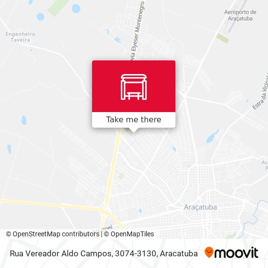 Rua Vereador Aldo Campos, 3074-3130 map