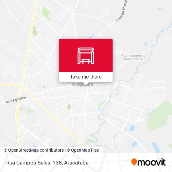 Mapa Rua Campos Sales, 138-166