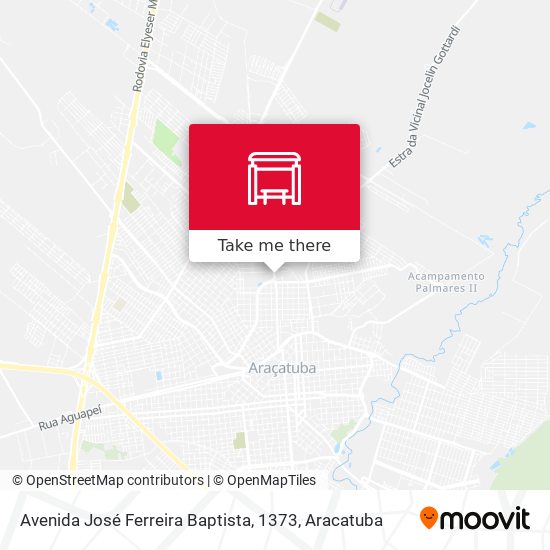 Mapa Avenida José Ferreira Baptista, 1373