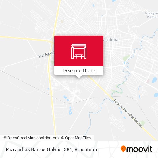 Rua Jarbas Barros Galvão, 581 map