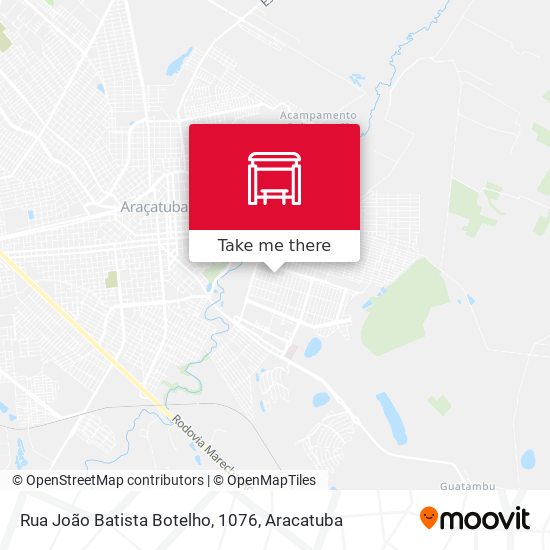 Rua João Batista Botelho, 1076 map