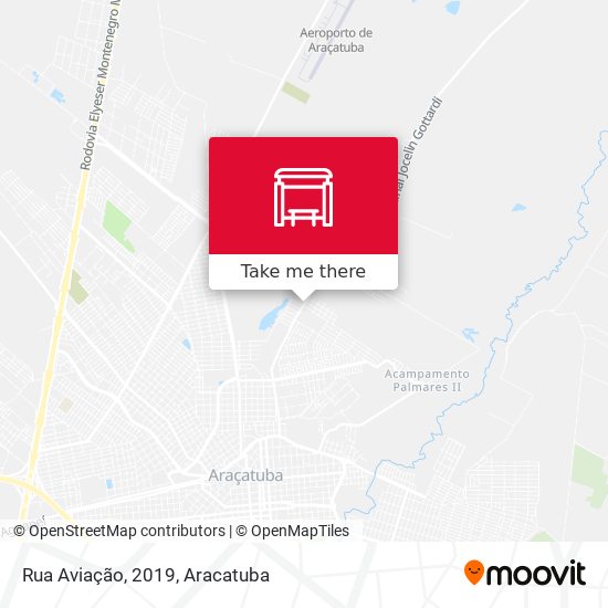 Rua Aviação, 2019 map