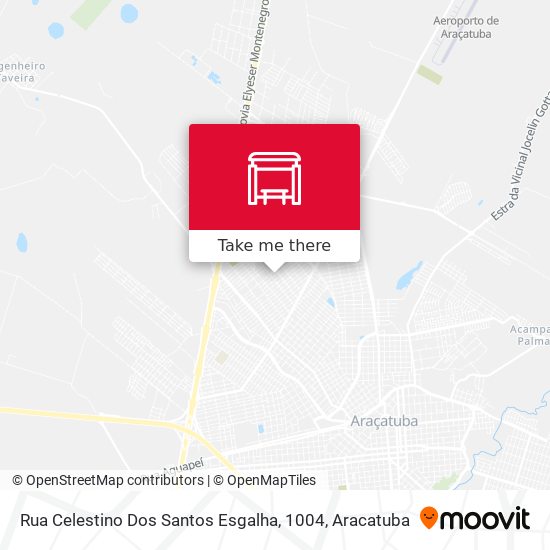 Mapa Rua Celestino Dos Santos Esgalha, 1004