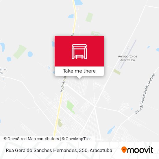 Mapa Rua Geraldo Sanches Hernandes, 350