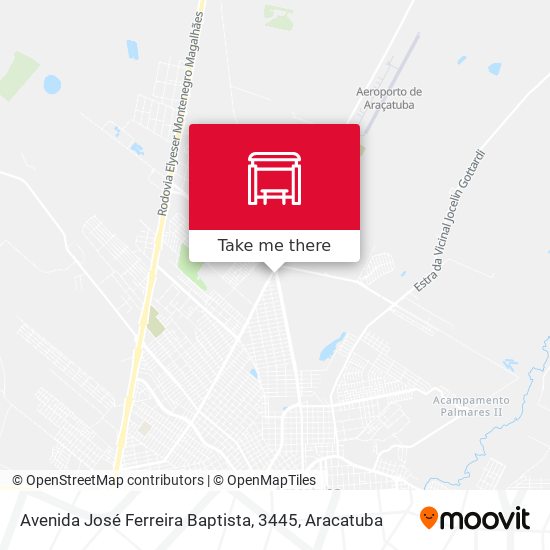 Mapa Avenida José Ferreira Baptista, 3445