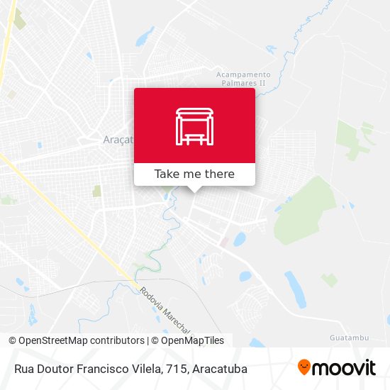 Mapa Rua Doutor Francisco Vilela, 715