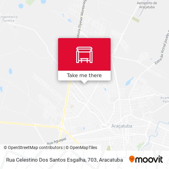 Mapa Rua Celestino Dos Santos Esgalha, 703