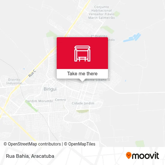 Rua Bahia map