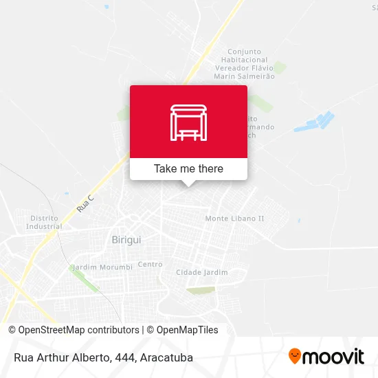 Rua Arthur Alberto, 444 map