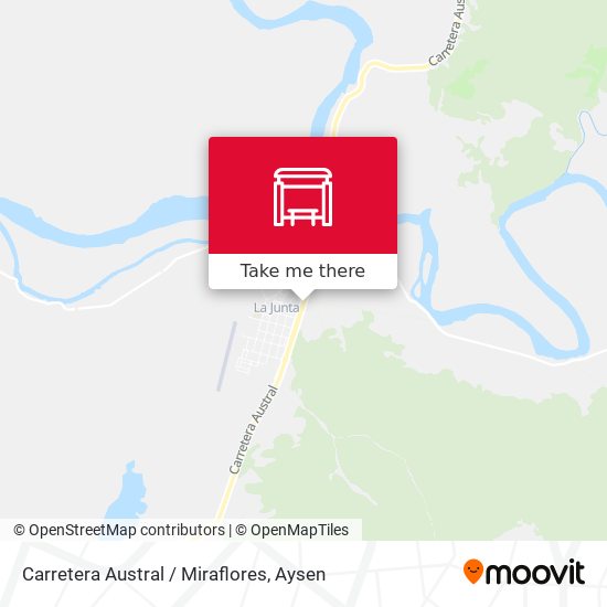 Carretera Austral / Miraflores map